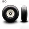 Service Caster SCC - 10" x 3.5" Pneumatic Wheel Only with 2.25" Offset Hub and Ball Bearings SCC-FPB350-4O-BRGKIT - alternate 1